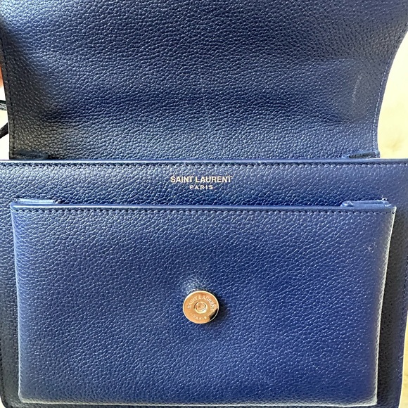 Saint Laurent Sunset Satchel Leather Bag - Picture 12 of 14